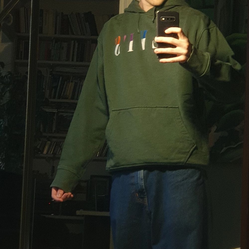 Grön Levis hoodie i grön/mörkgrön | Plick Second Hand