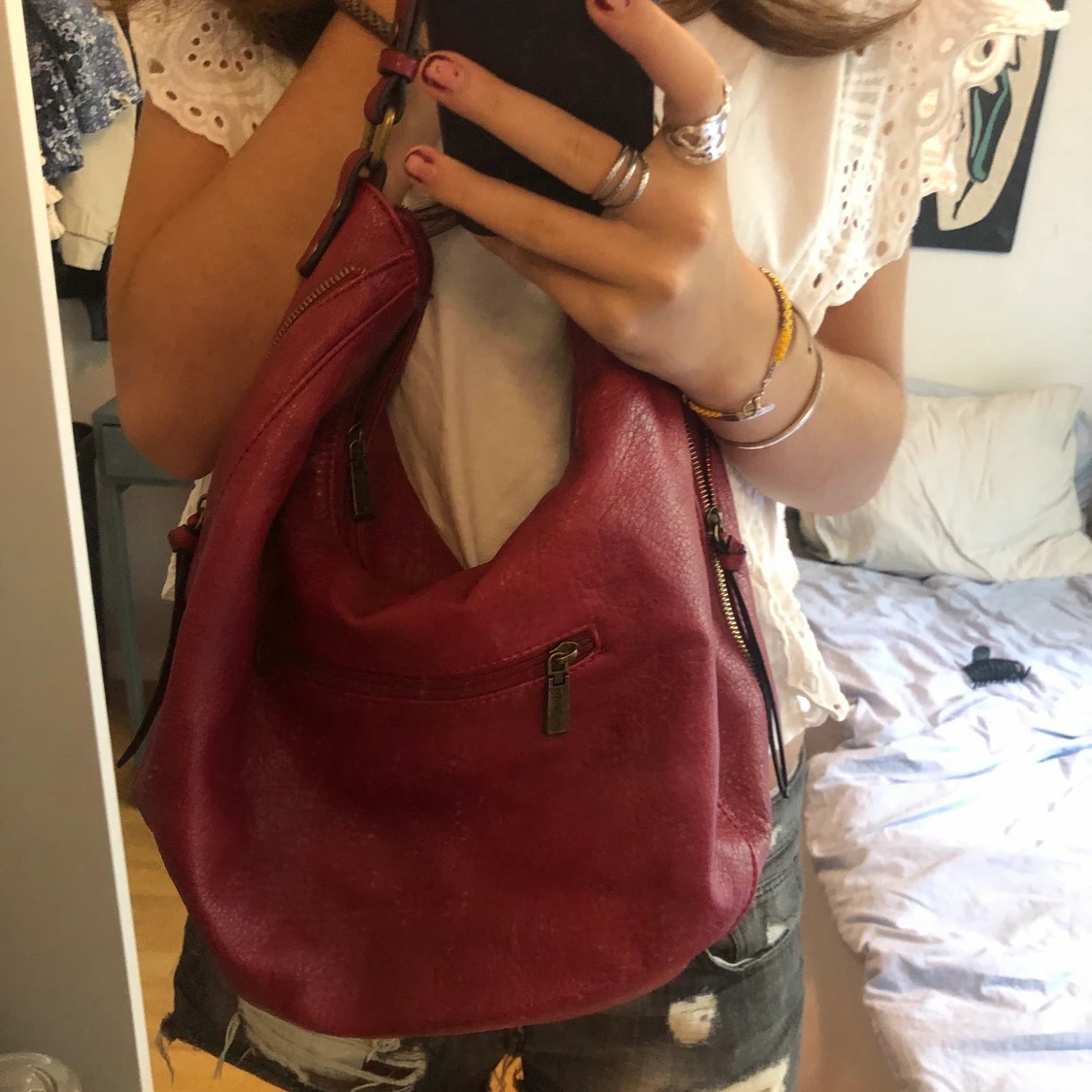 Röd väska!  - 90