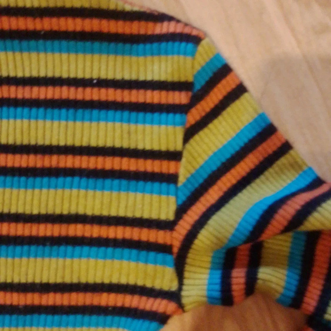 Randig polo krage  - 90