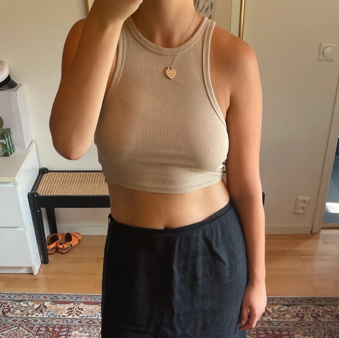 Beige topp från zara 