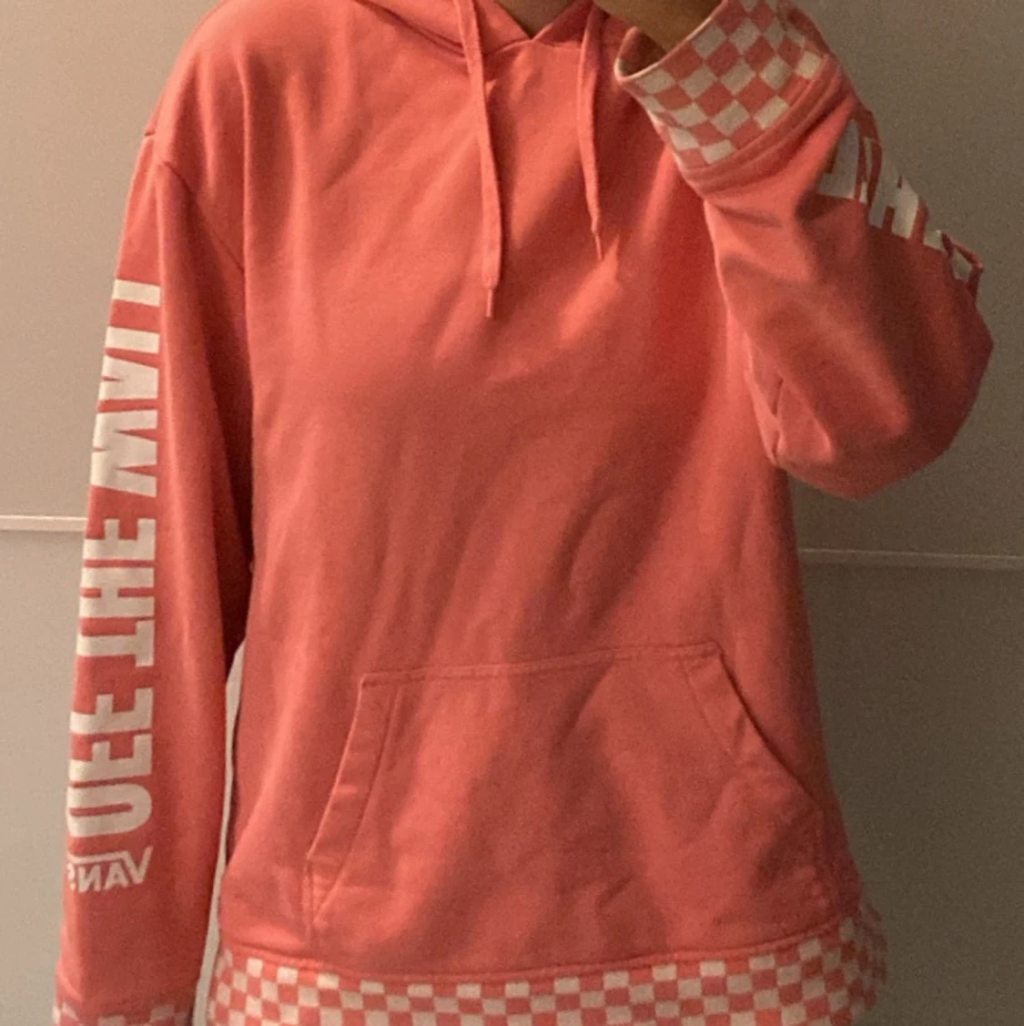 Oversized Vans Hoodie Rosa - 90