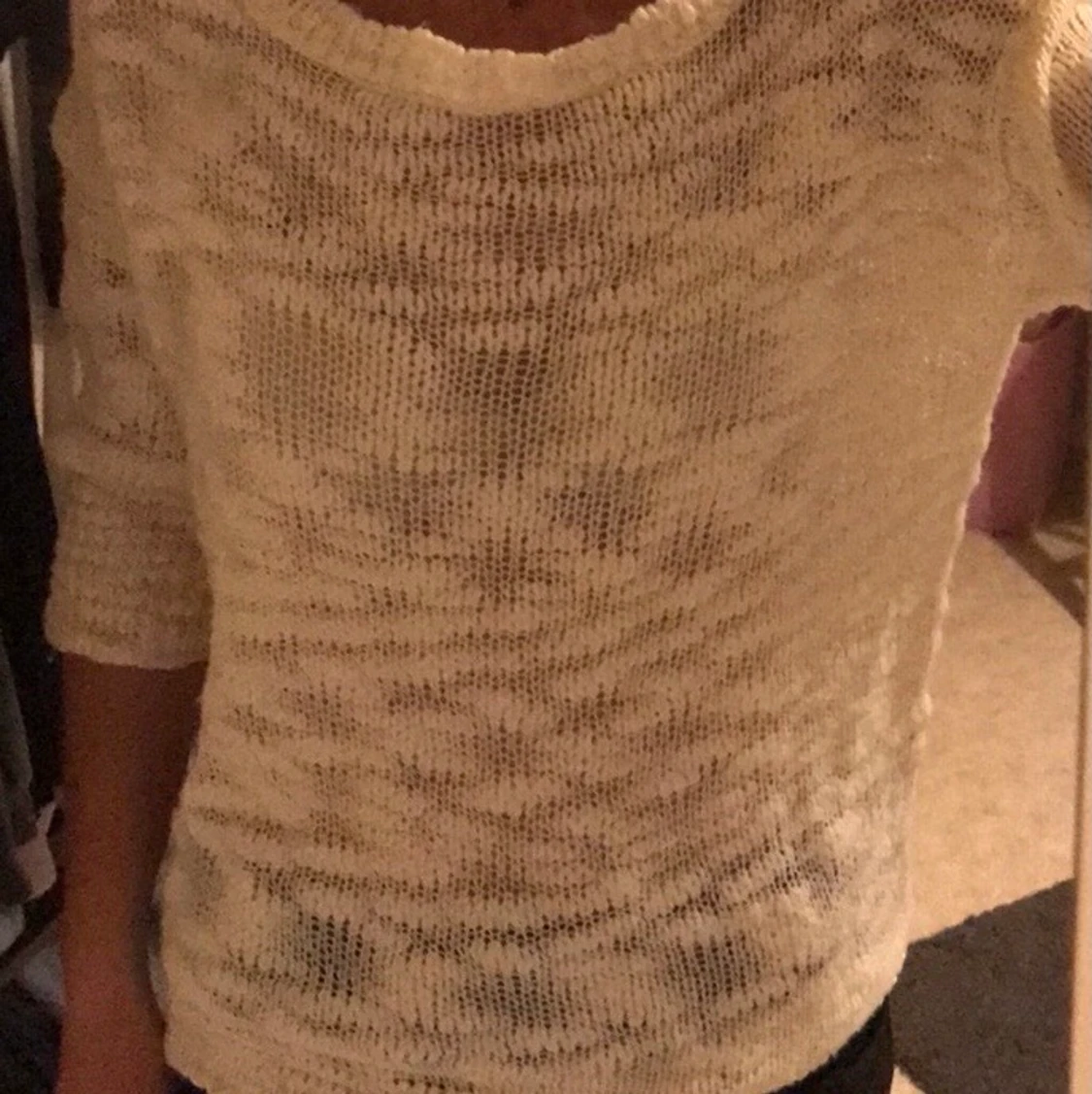 Stickad tröja stl M