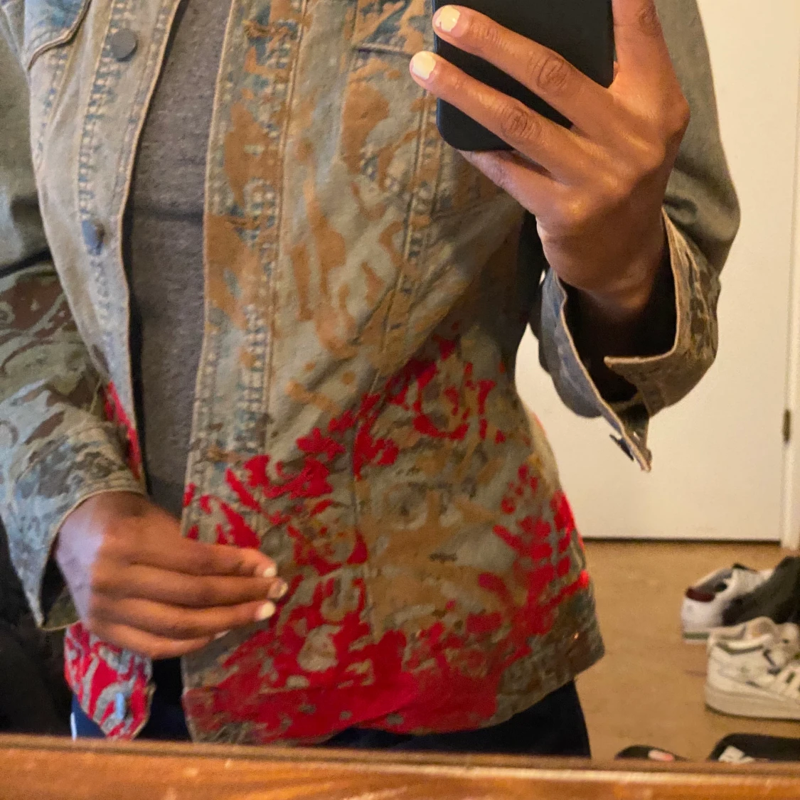 Unik jeans jacka - 90