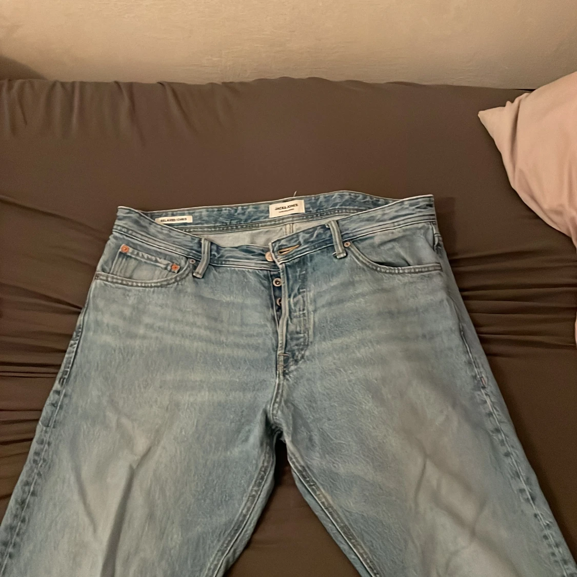 Ljusblå jeans från Jack Anf Jones använda 1 Gång