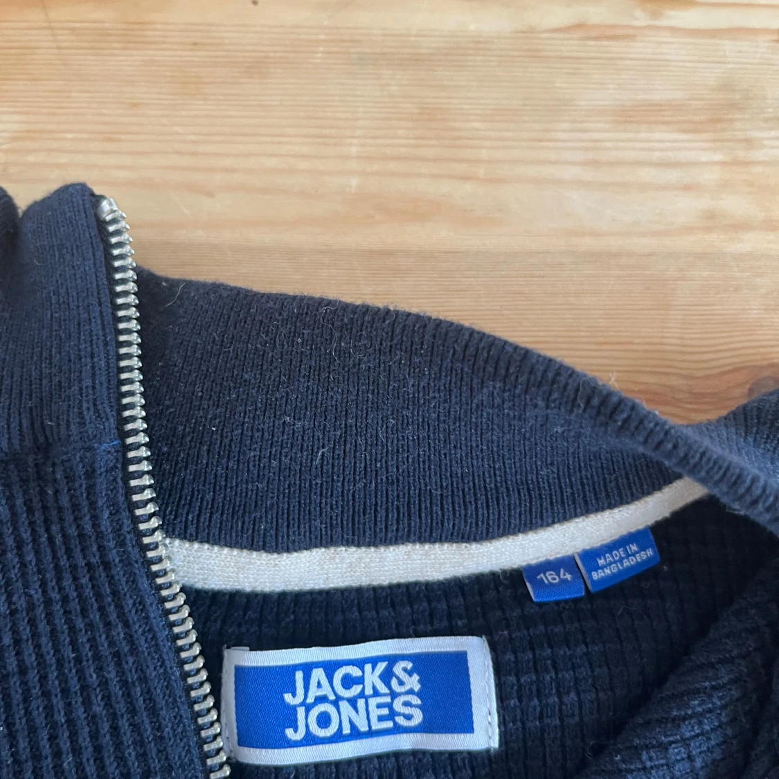 Mörkblå stickad tröja Jack & Jones - 1