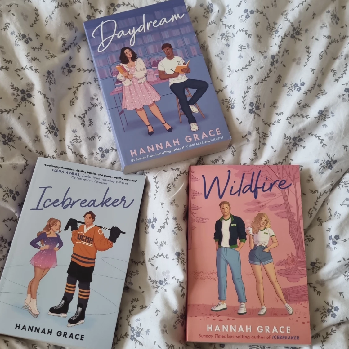 Engelska böcker: Icebreaker, Daydream, Wildfire