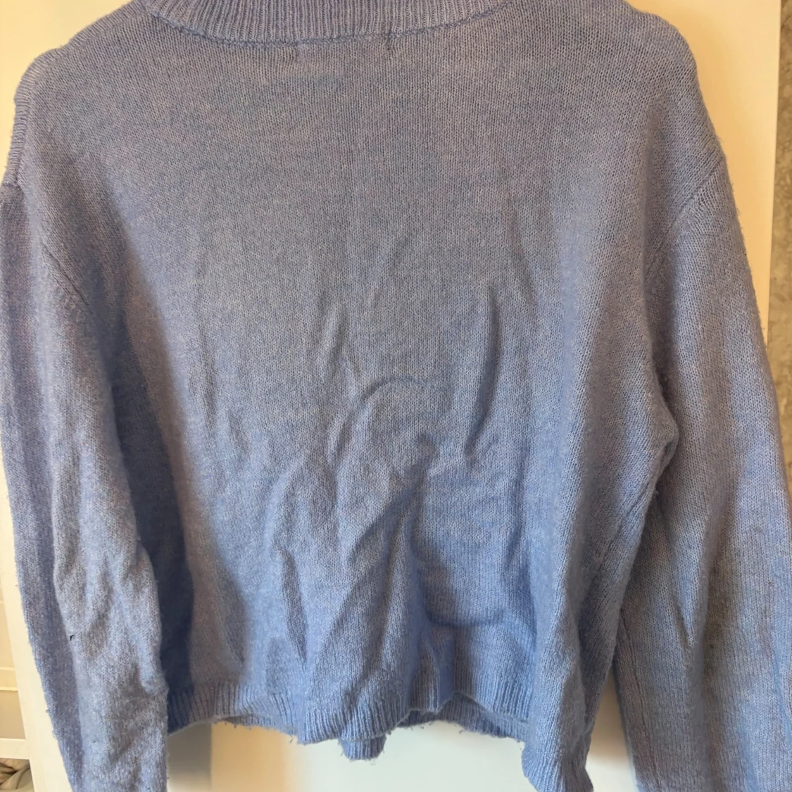 Ljusblå stickad tröja från 157 - 1