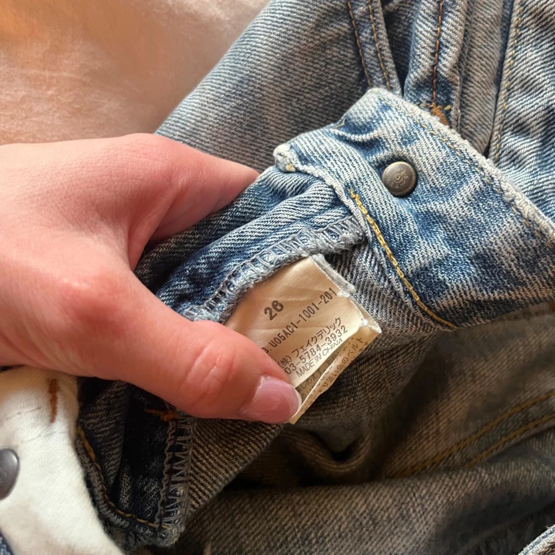 Lågmidjade bootcut jeans  - 2