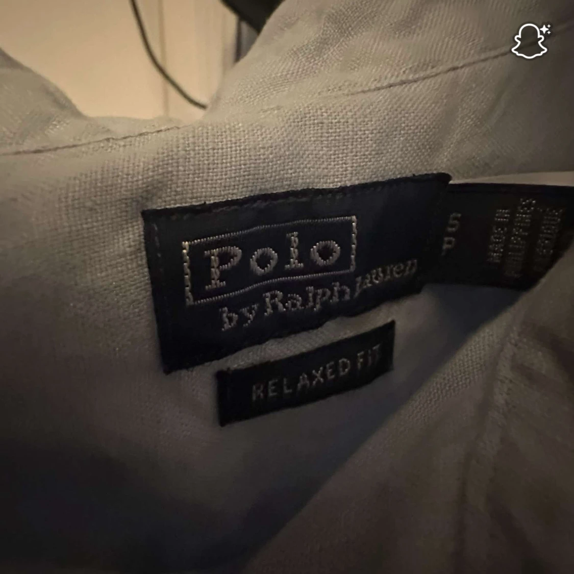 Ljusblå linneskjorta från Polo Ralph Lauren - 3