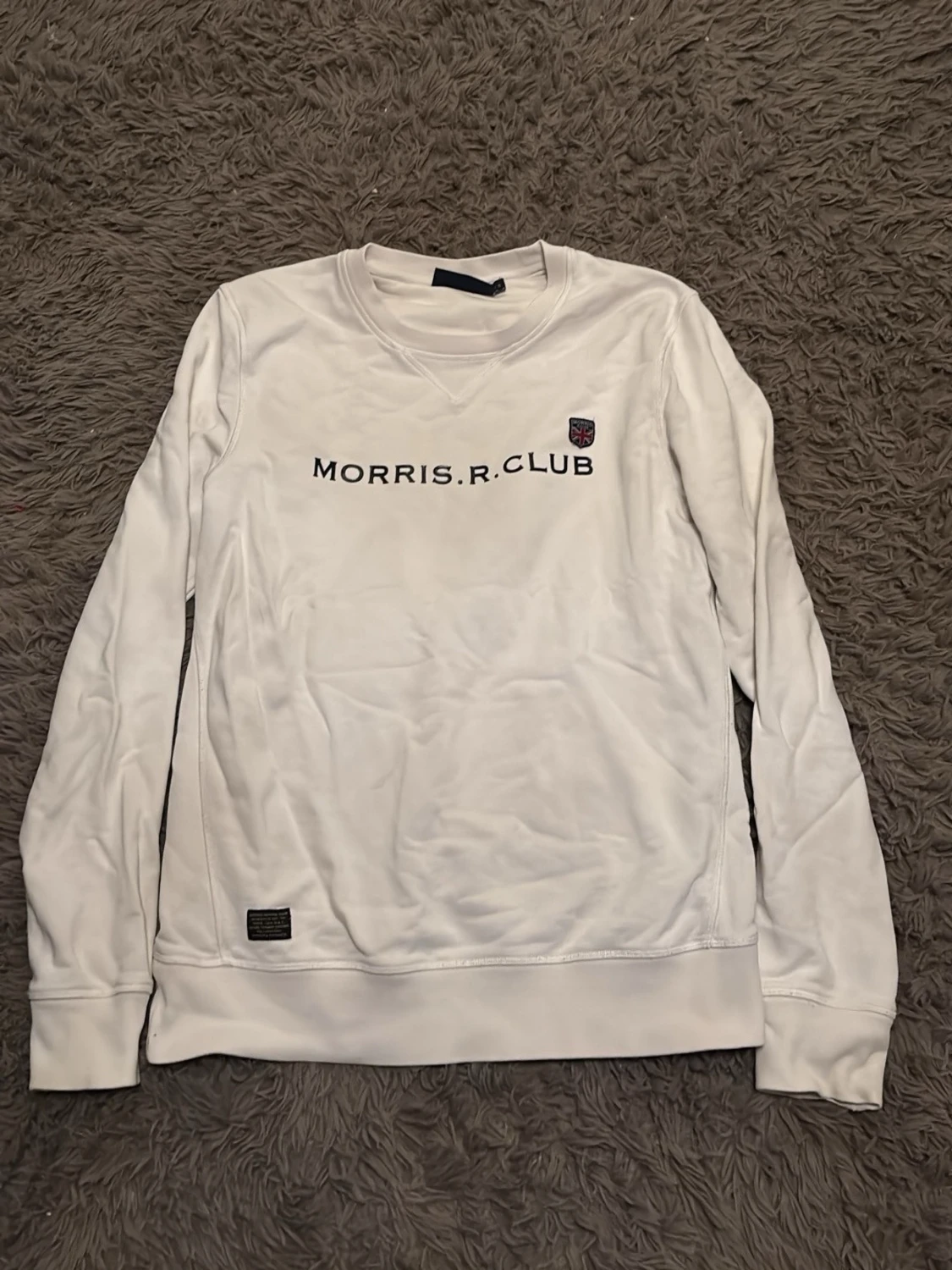 Vit sweatshirt från Morris R Club