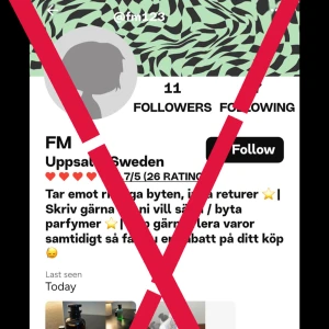 Falska kommentarer ❌🛑 -  Hej allihopa, 😊 Jag vill informera om att personen FM har spridit felaktig information om mig. Trots att han har köpt två varor och accepterat dem, fortsätter han att dela missvisande uppgifter. Jag upplever detta som omoget beteende och uppmanar er att vara uppmärksamma om ni gör affärer med honom. Kollar gärna på bilderna 📸 Vänliga hälsningar Erik 😊