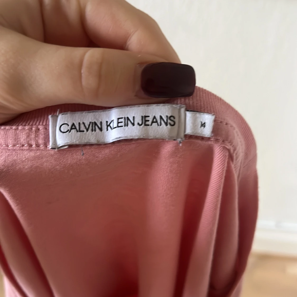 Rosa Calvin Klein t-shirt i bomull - 4