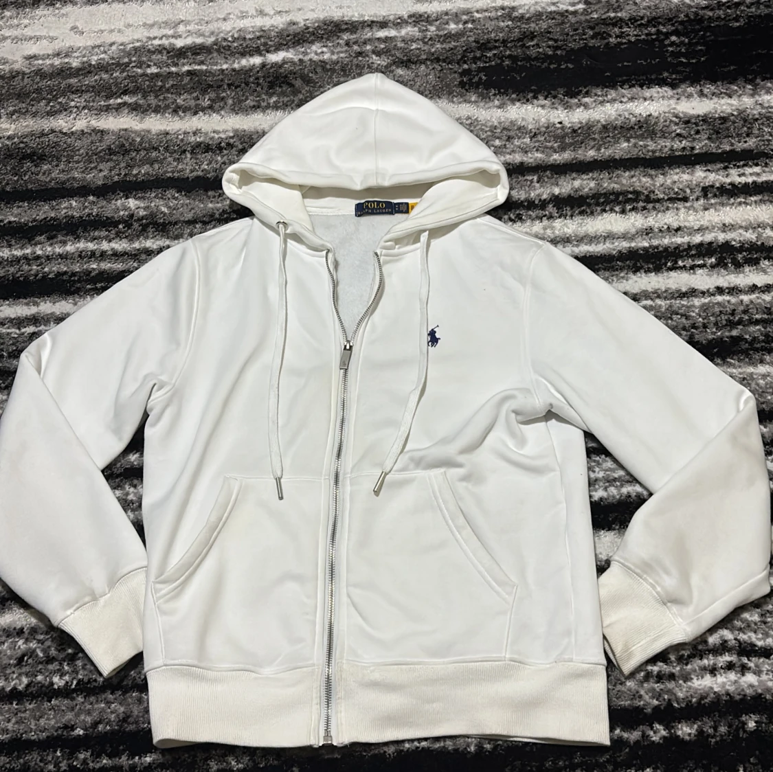 Vit hoodie från Polo Ralph Lauren