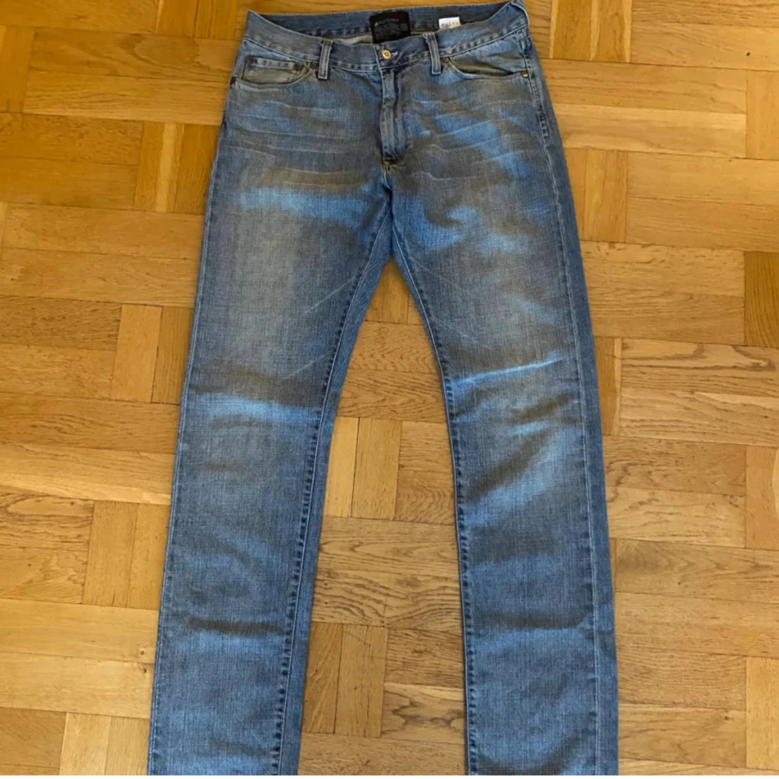 Blå Acne Action Jeans straight fit - 2
