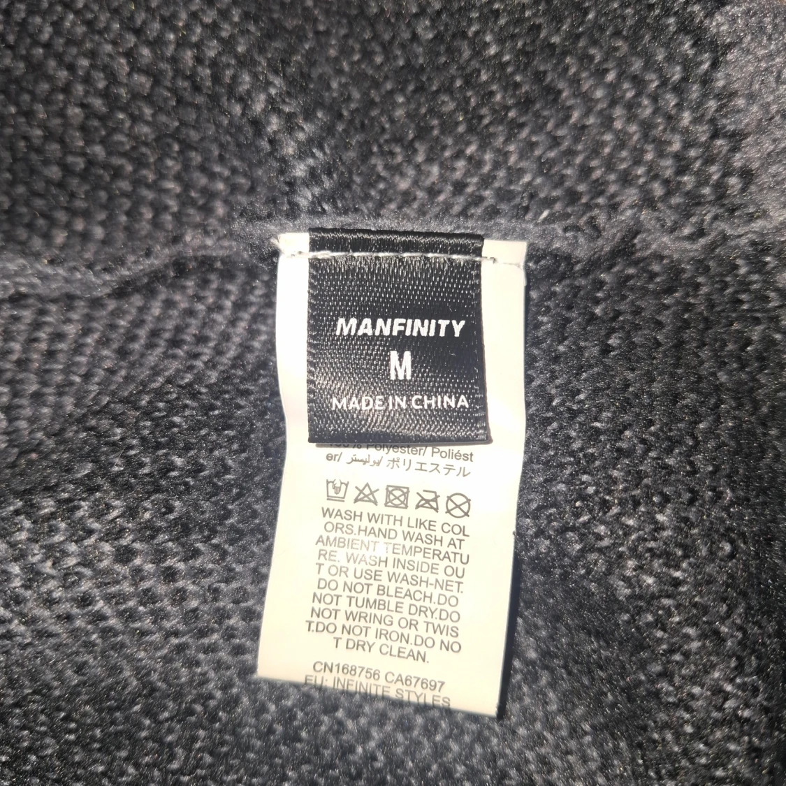 Grå och svart stickad tröja Manfinity - 2