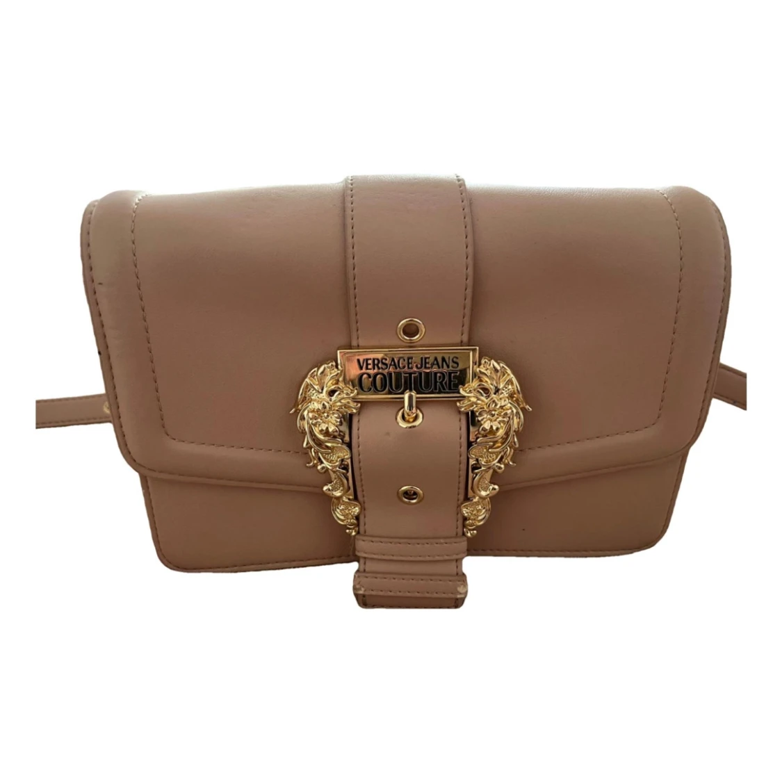 Beige axelväska från Versace Jeans Couture