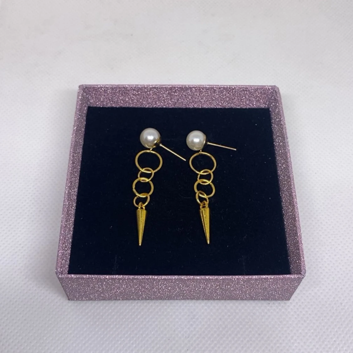 Pearl spike earrings⚡️🤍 - 1