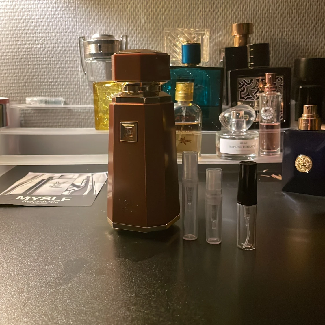 Liquid Brun parfym med doftprover