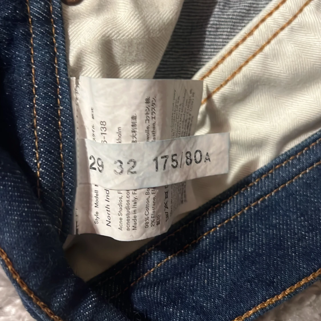 Acne Blå Konst Jeans - 4