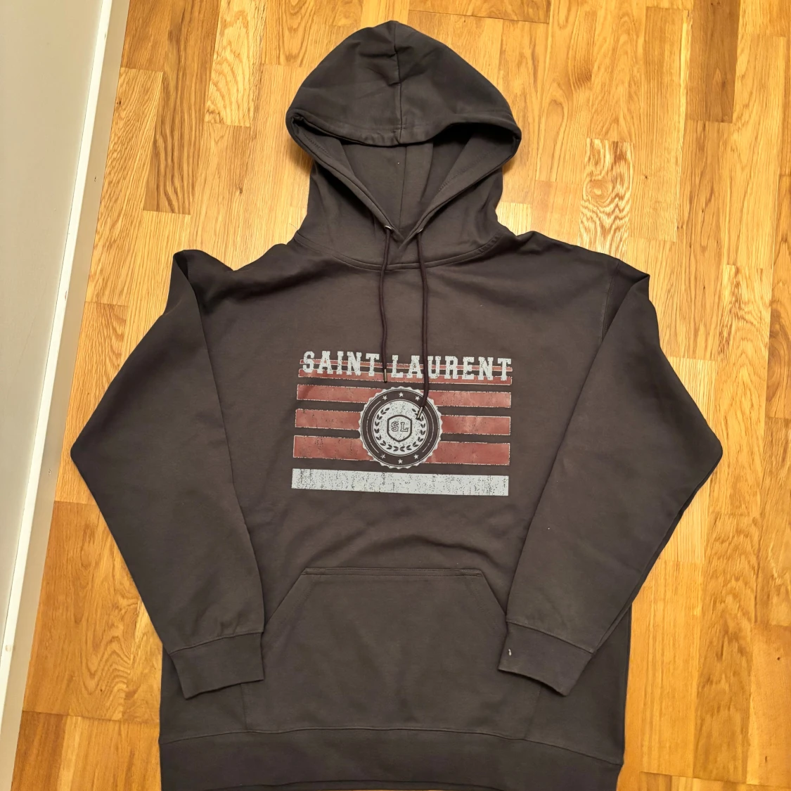 Grå Saint Laurent hoodie - 3