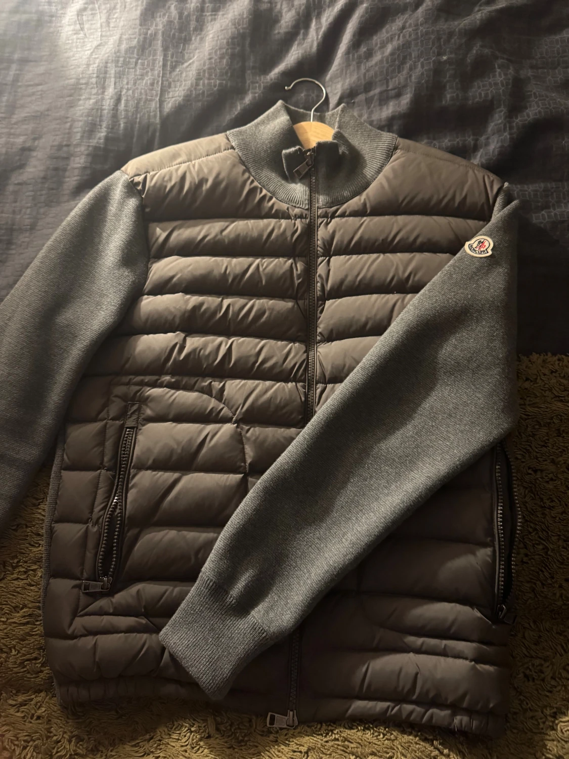 Moncler cardigan grå