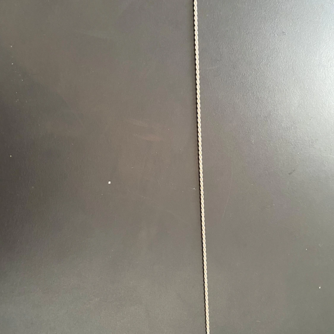 Flätat silver halsband 