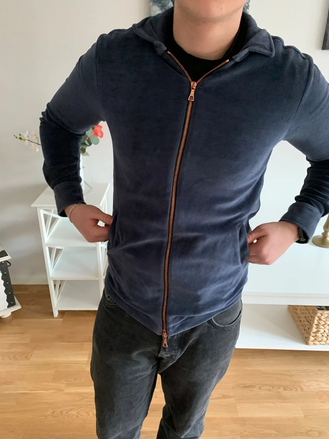 Blå mockajacka från Limitato - 3