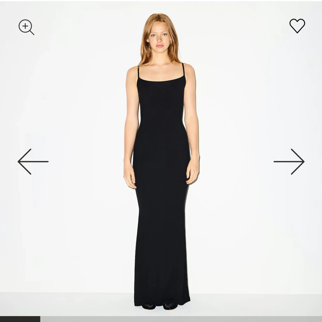 Skims långklänning Svart