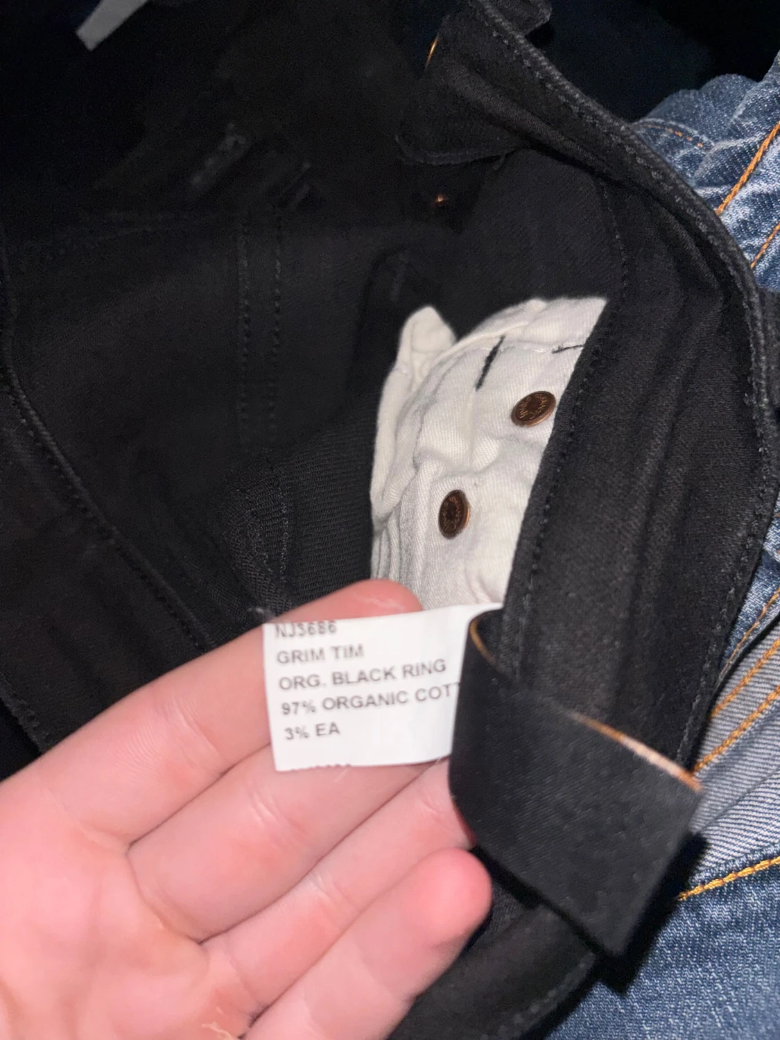 Svarta jeans från Nudie Jeans Co 34/32 - 4