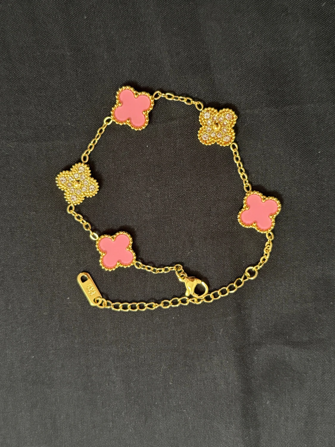 18 k Guldpläterad armband  - 1