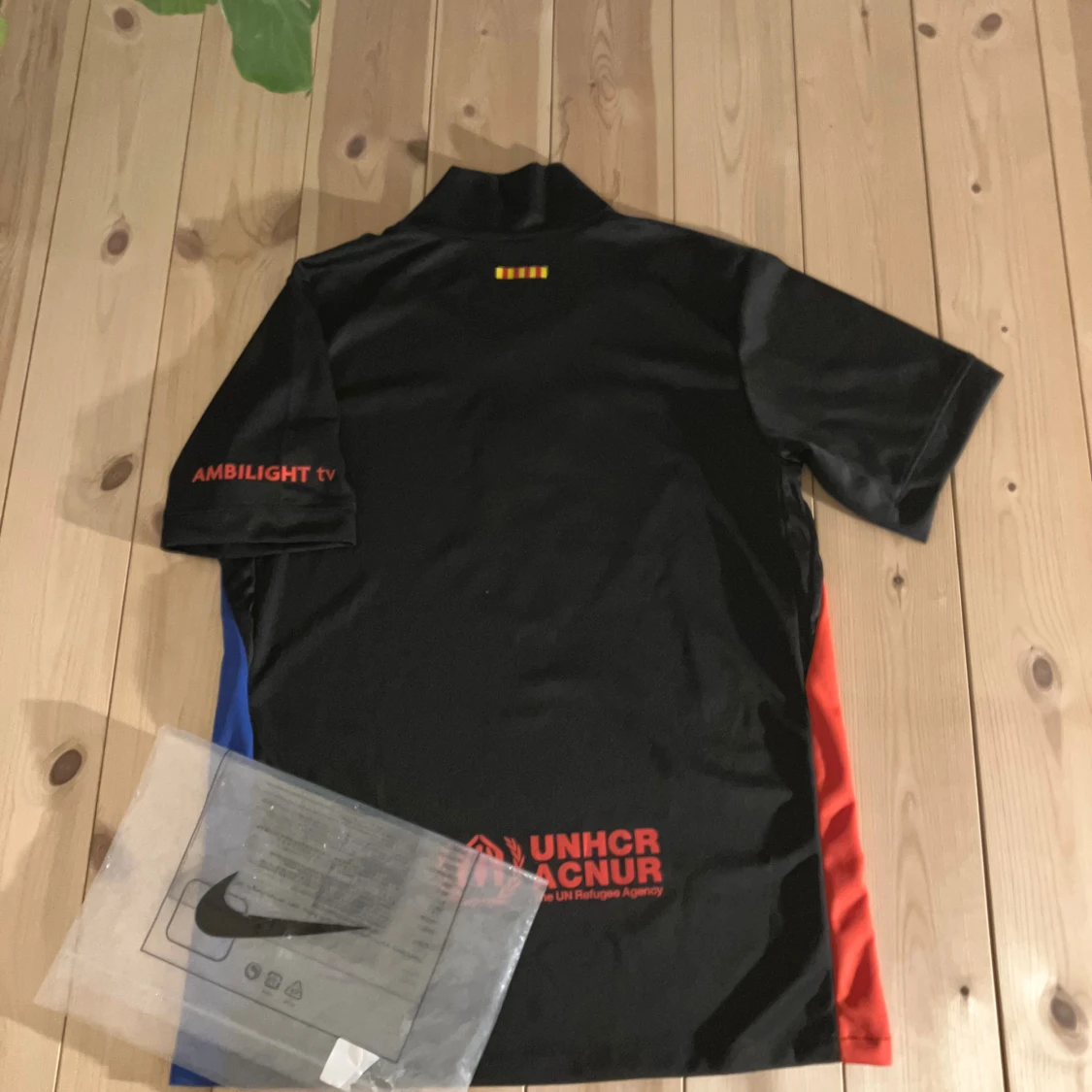 Svart FC Barcelona Nike fotbollströja - 1