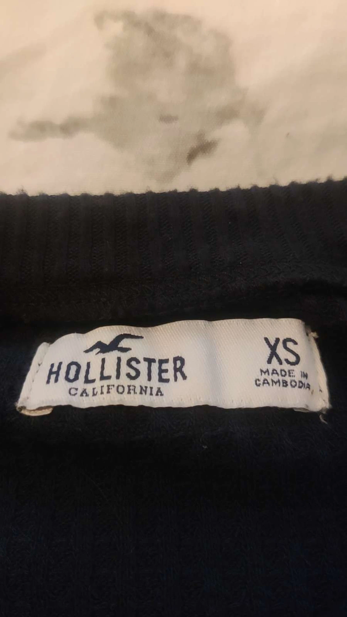Svart stickad tröja från Hollister