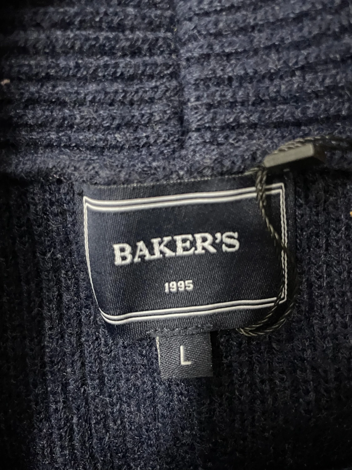 Mörkblå kofta från Baker's, L - 2