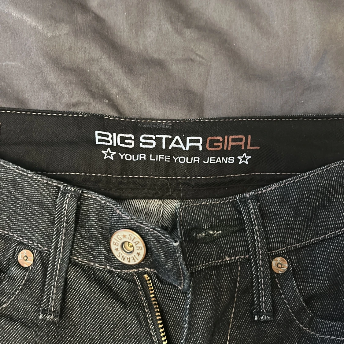 Mörkblå jeans från Big Star Girl - 2