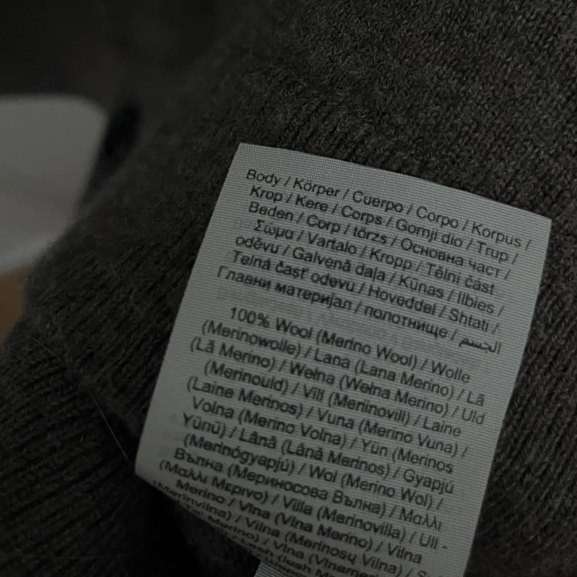 Stickad cardigan 100% merinoull - 4