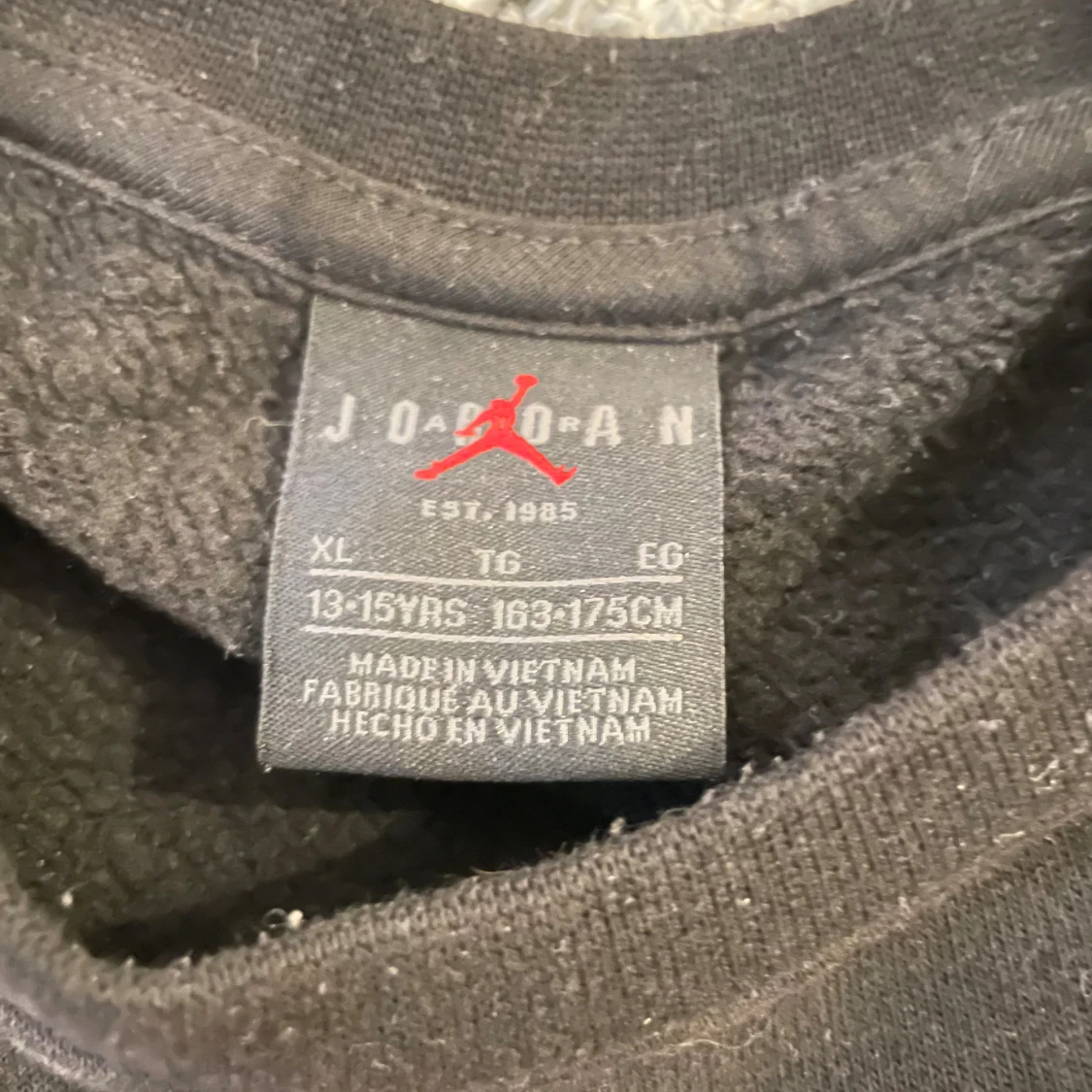 Svart Jordan sweatshirt XL - 2