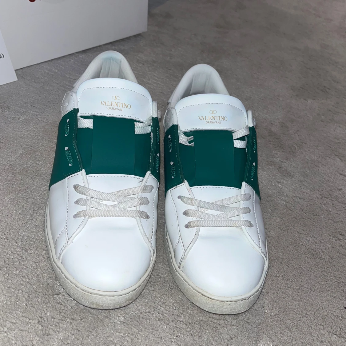 Valentino Garavani Open sneakers vit/grön - 1