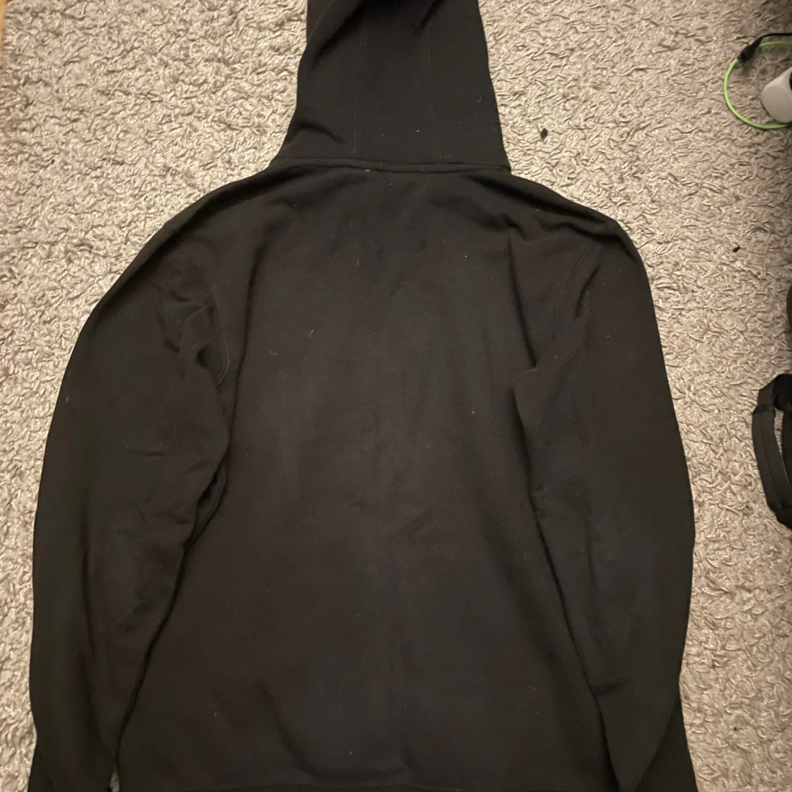 Svart Quiksilver hoodie med logga - 1