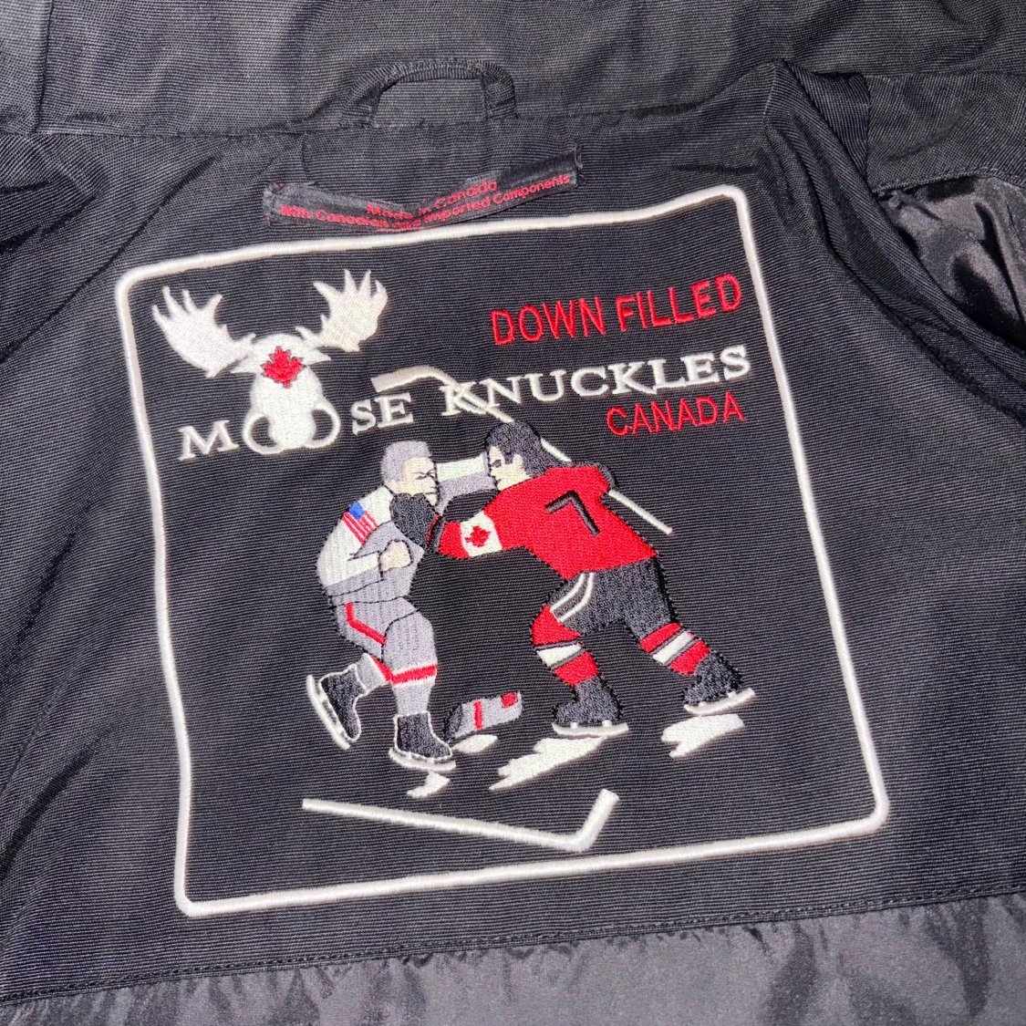 Svart dunjacka Moose Knuckles - 3