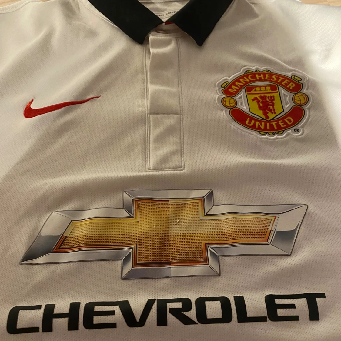Manchester United vit bortatröja Nike - 3