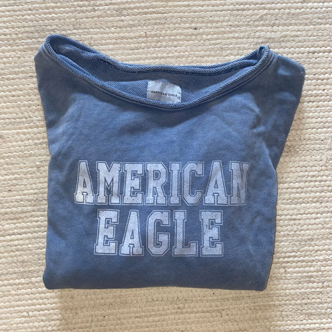 Blå sweatshirt från American Eagle - 3