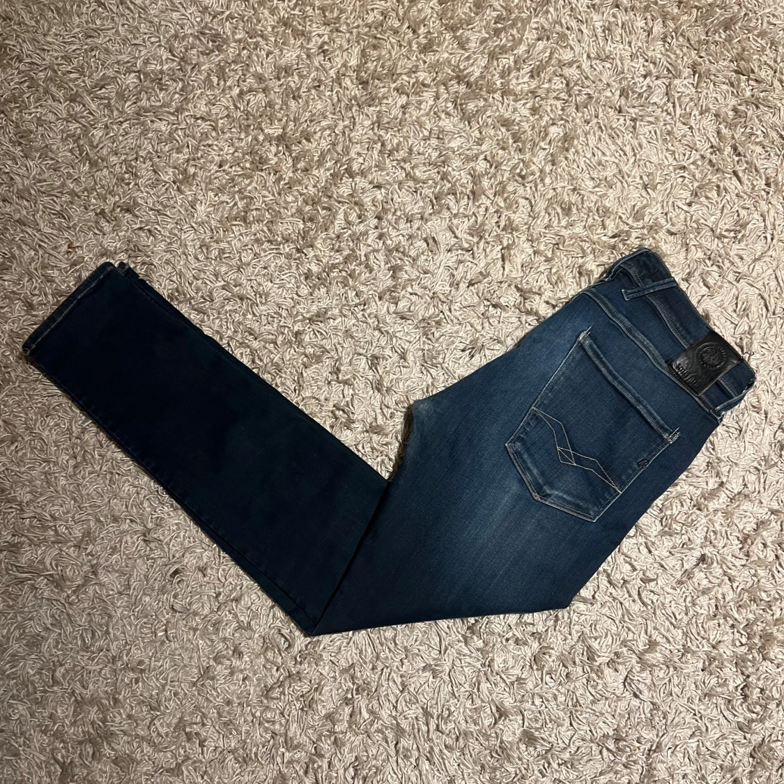 Replay anbass hyperflex jeans slim fit herr w32