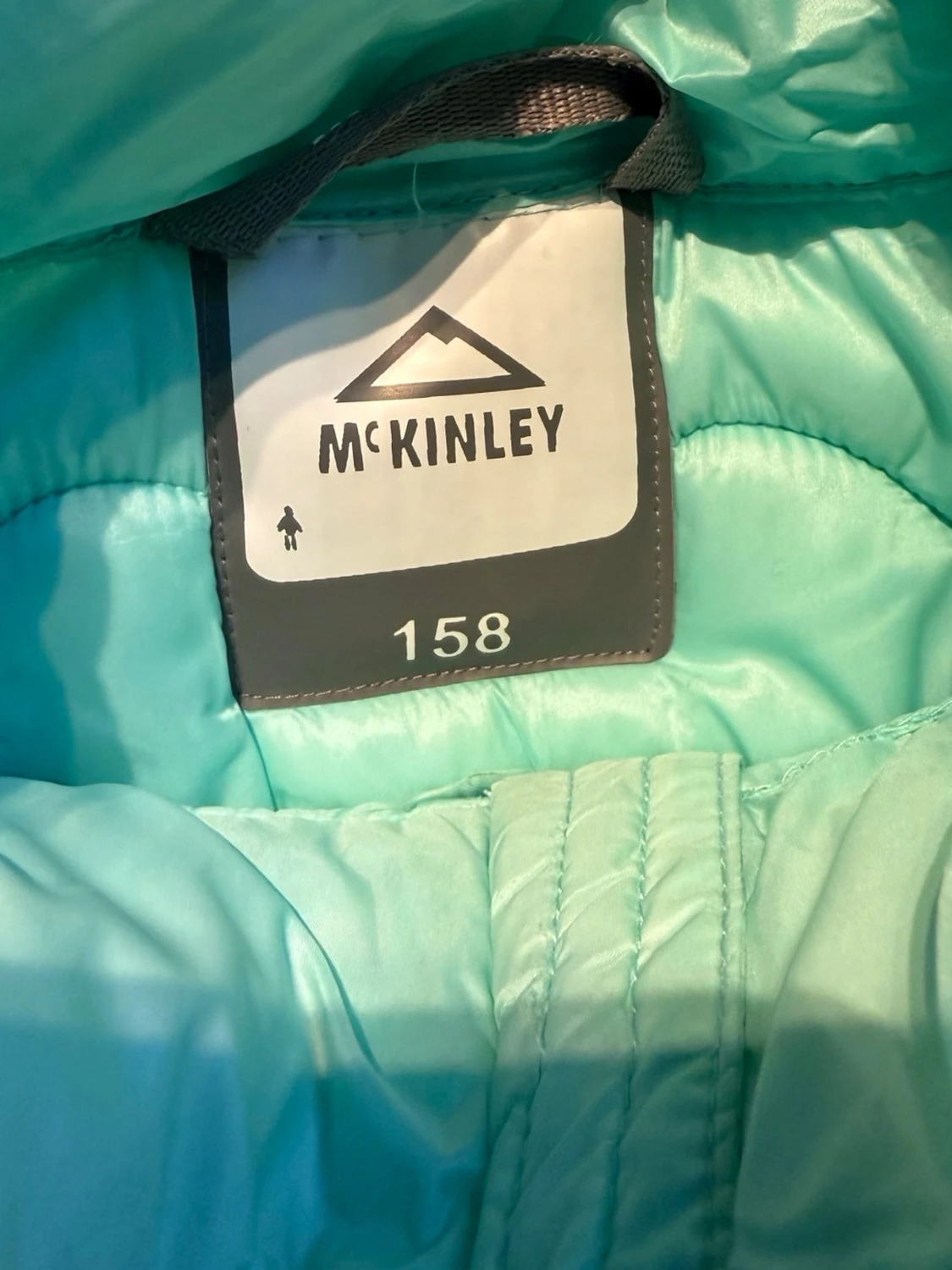 Ljusblå McKinley pufferjacka 158 - 2