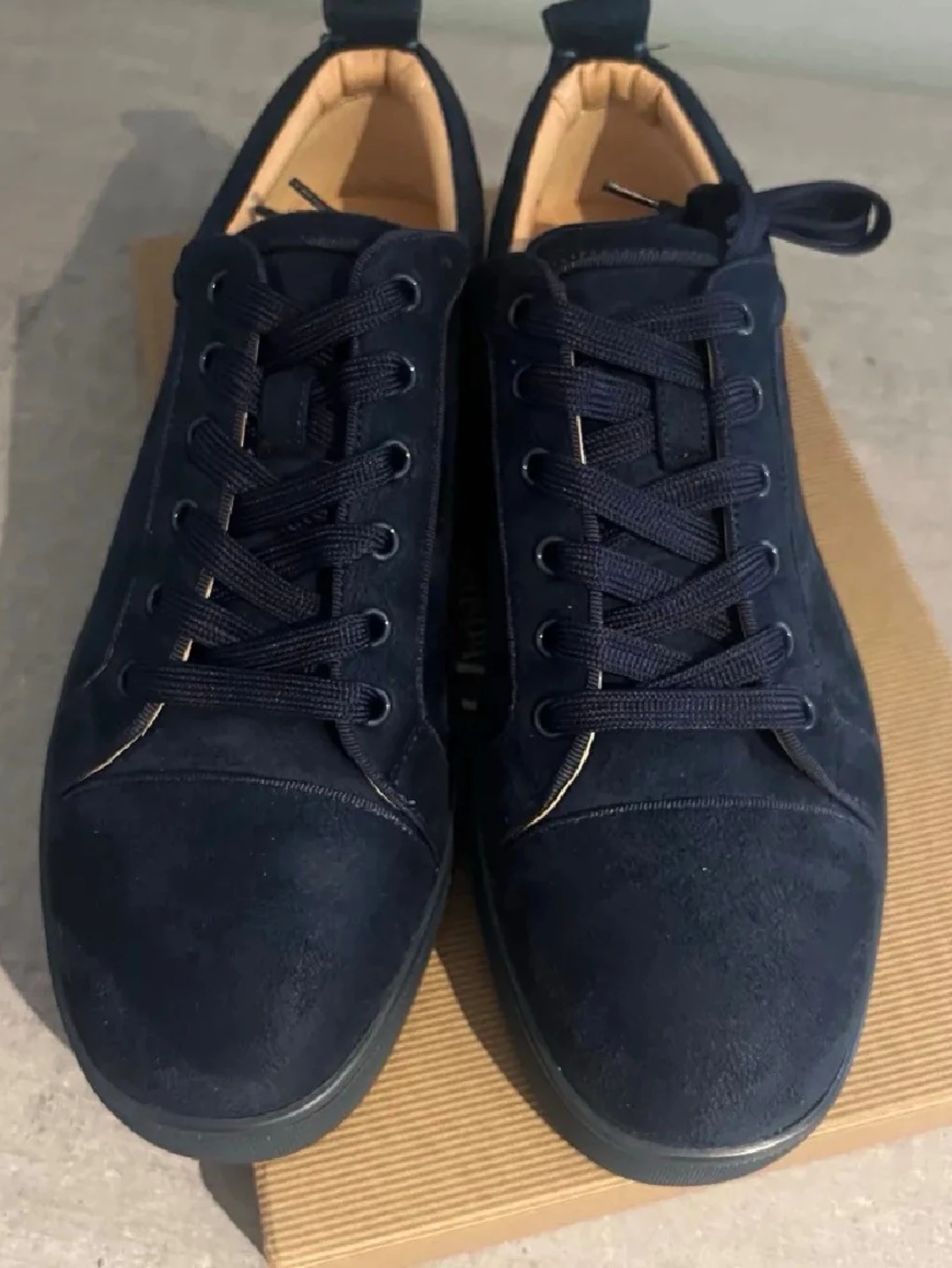 Mörkblå sneakers från Christian Louboutin - 1