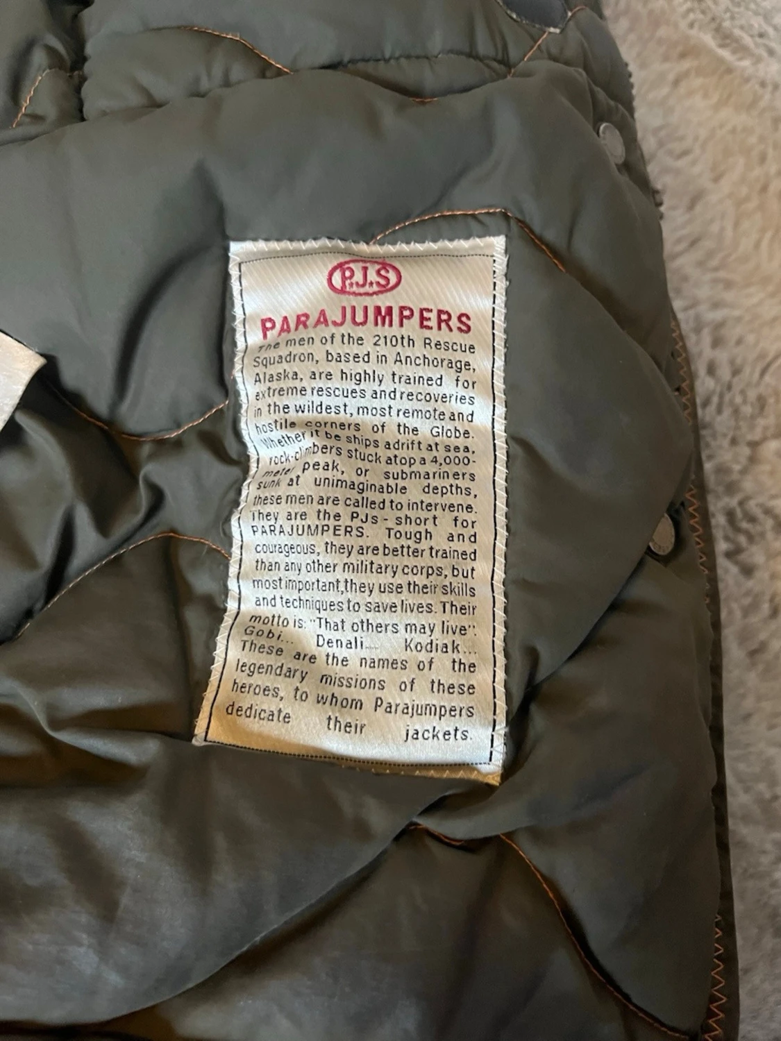 Parajumper mörkgrön vinterjacka  - 5