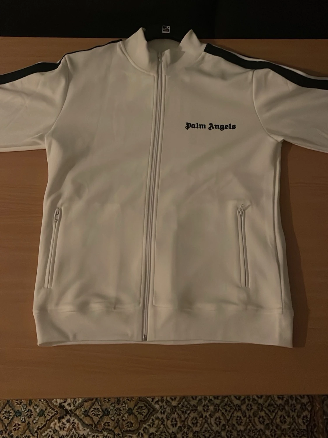 Vit Palm Angels track tröja - 4