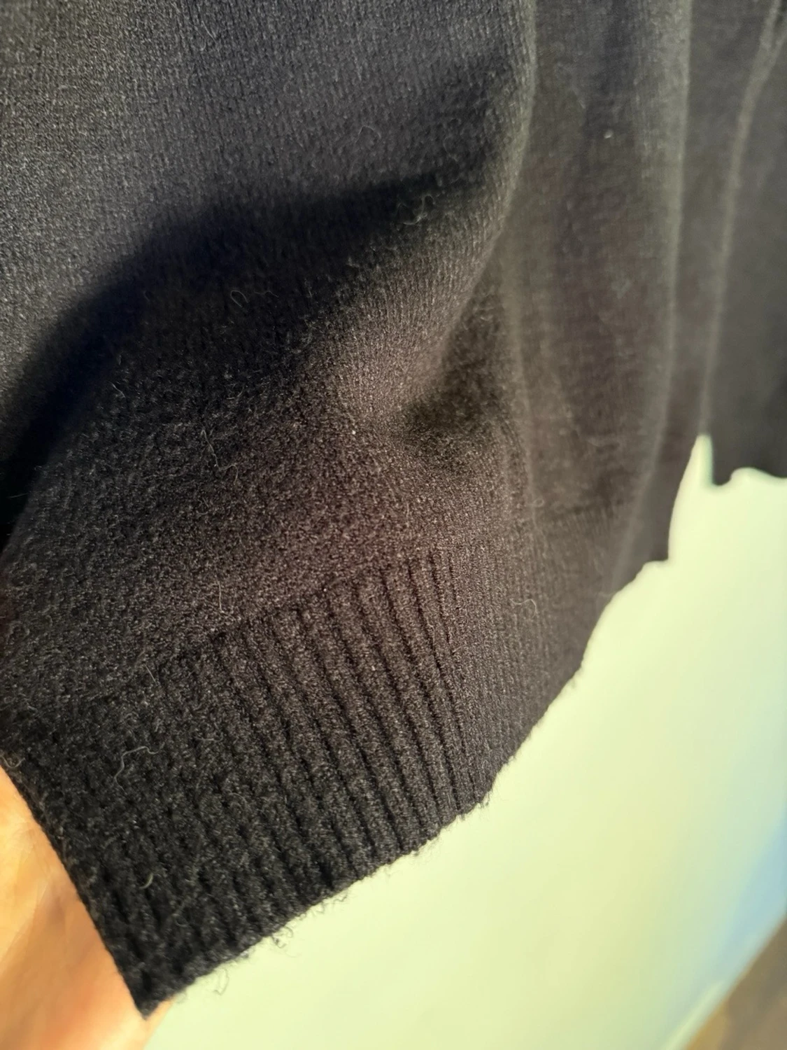 Svart stickad tröja från Vila - 1