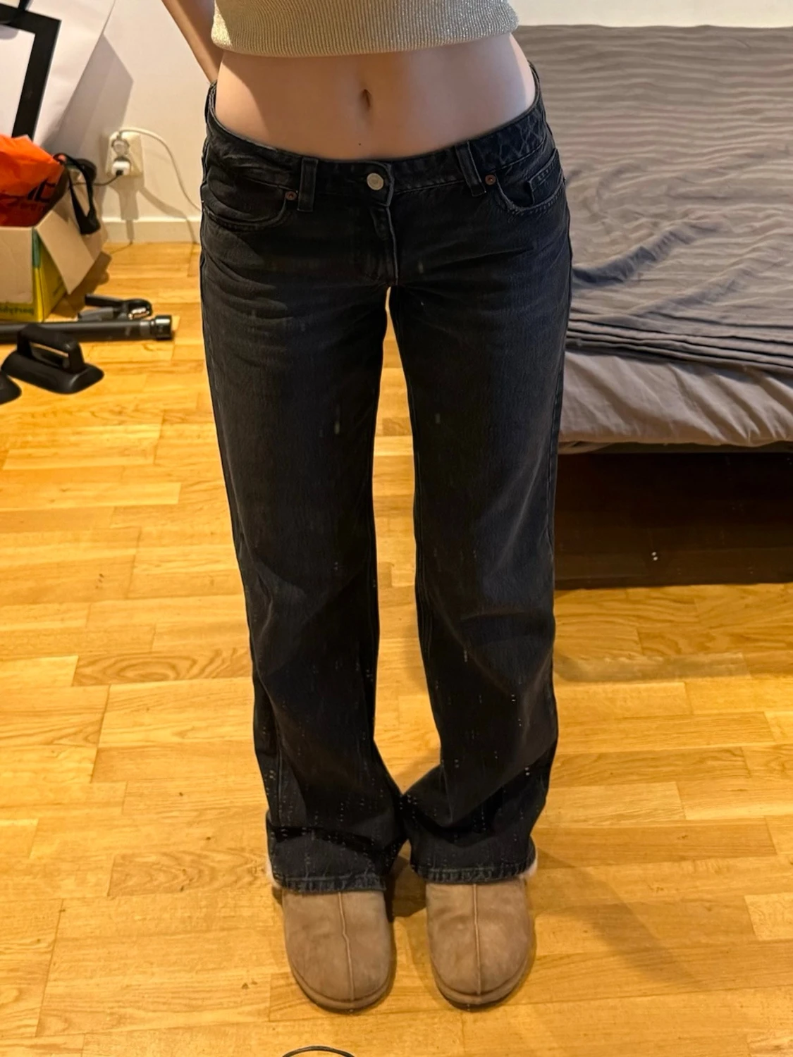 Lågmidjade baggy jeans Zara - 1