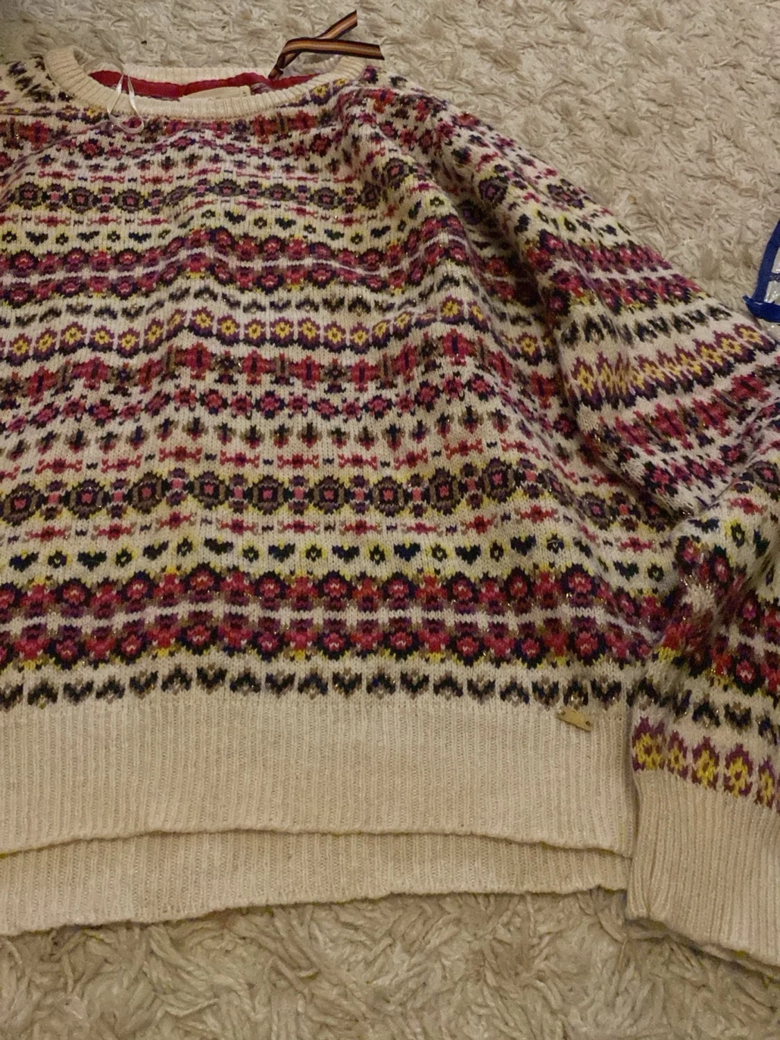 Söt stickad mäster tröja - 1