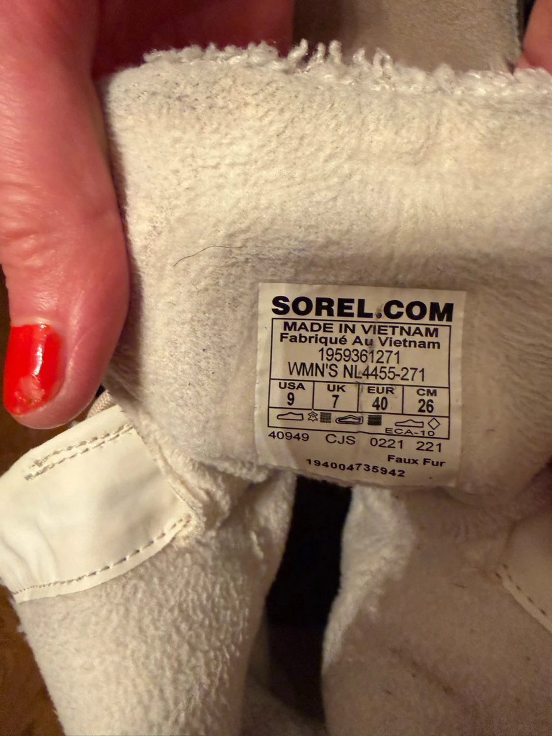 Beige vinterboots från Sorel - 4